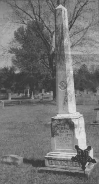 Sheriff Baker's Grave Stone