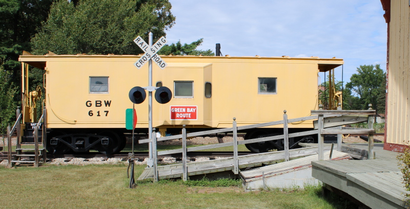 Caboose 617 at Depot