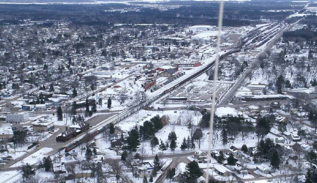 Aerial View Whole Yard