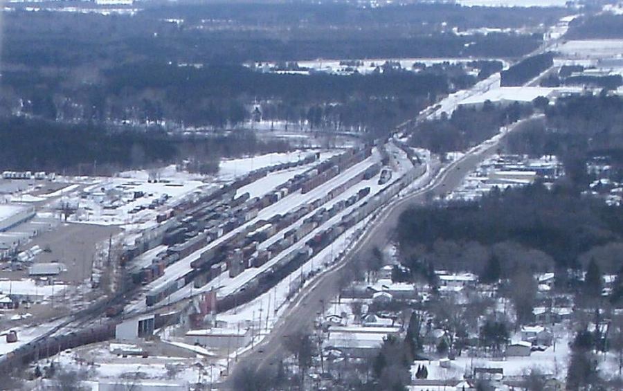 Aerial View Yard Detail