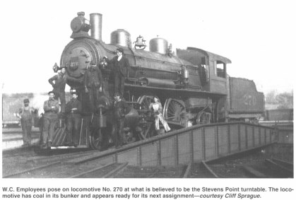 Engine on Turn Rable