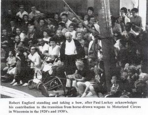 Robert acknowledged by Paul Luckey