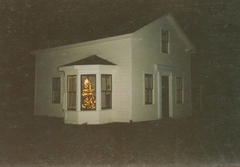 House with Christmas Tree